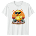Duckin In Style T-Shirt Cute Ducks Animals Birthday Gift For Him And Her Unisex T-shirt, Sweatshirt, Hoodie, Long Sleeve Tee - T-Shirt, Sweatshirt, Hoodie