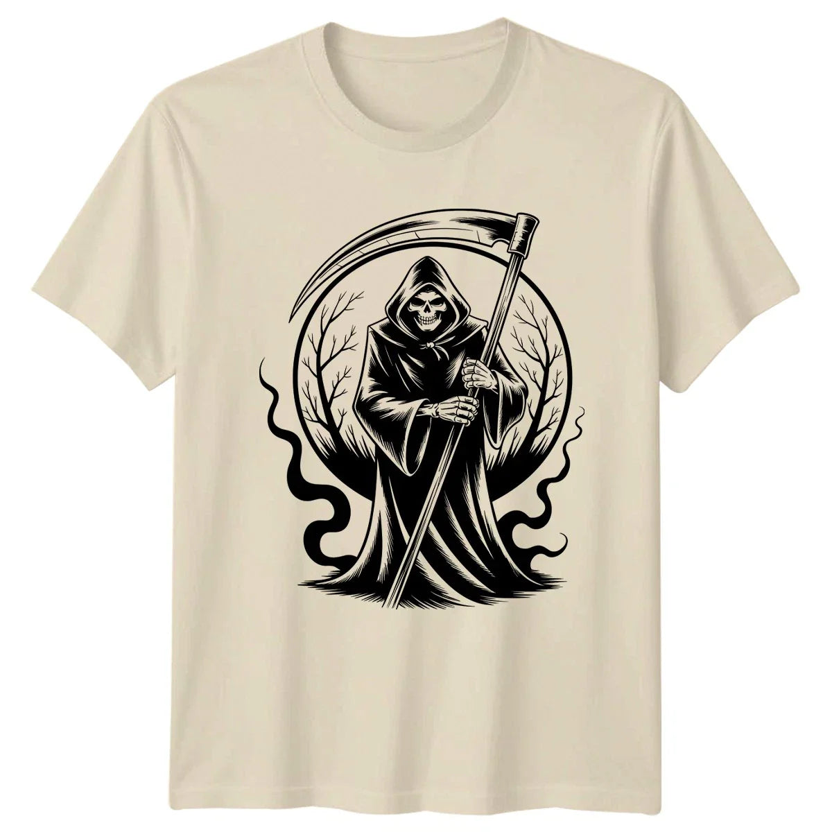 Grim Reaper Skeleton T-Shirt Gothic Horror Art Halloween Gift For Him And Her Unisex T-shirt, Sweatshirt, Hoodie, Long Sleeve Tee - T-Shirt, Sweatshirt, Hoodie