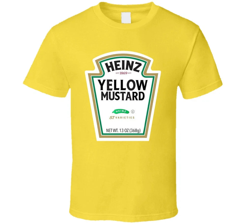 Heinz Yellow Mustard Halloween Group Costume T Shirt Unisex T-shirt, Sweatshirt, Hoodie, Long Sleeve Tee - T-Shirt, Sweatshirt, Hoodie