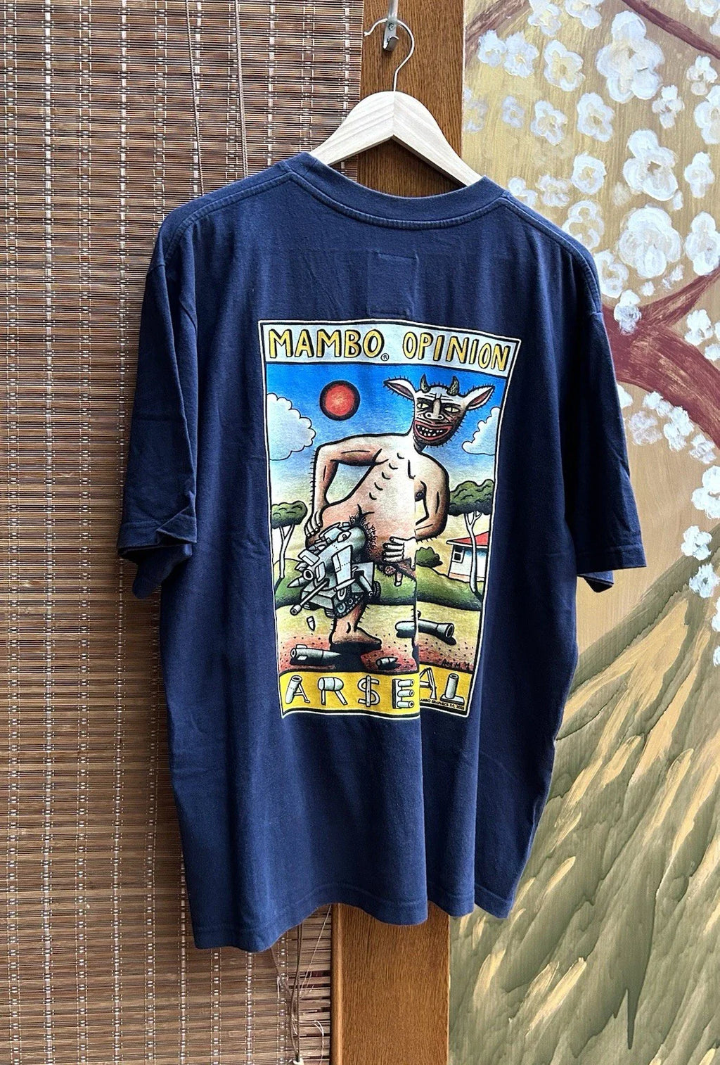 Vintage 2003 Mambo Loud Shirt Opinion Arsenal T-Shirt Size L Unisex T-shirt, Sweatshirt, Hoodie, Long Sleeve Tee - T-Shirt, Sweatshirt, Hoodie