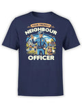 FANTUCCI Police T-Shirt Collection | Your Friendly Neighbour Officer T- | Unisex Unisex T-shirt, Sweatshirt, Hoodie, Long Sleeve Tee - T-Shirt, Sweatshirt, Hoodie