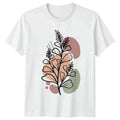Abstract Botanical Minimalist Line Art Womens T-Shirt Boho Aesthetic Nature Unisex T-shirt, Sweatshirt, Hoodie, Long Sleeve Tee - T-Shirt, Sweatshirt, Hoodie