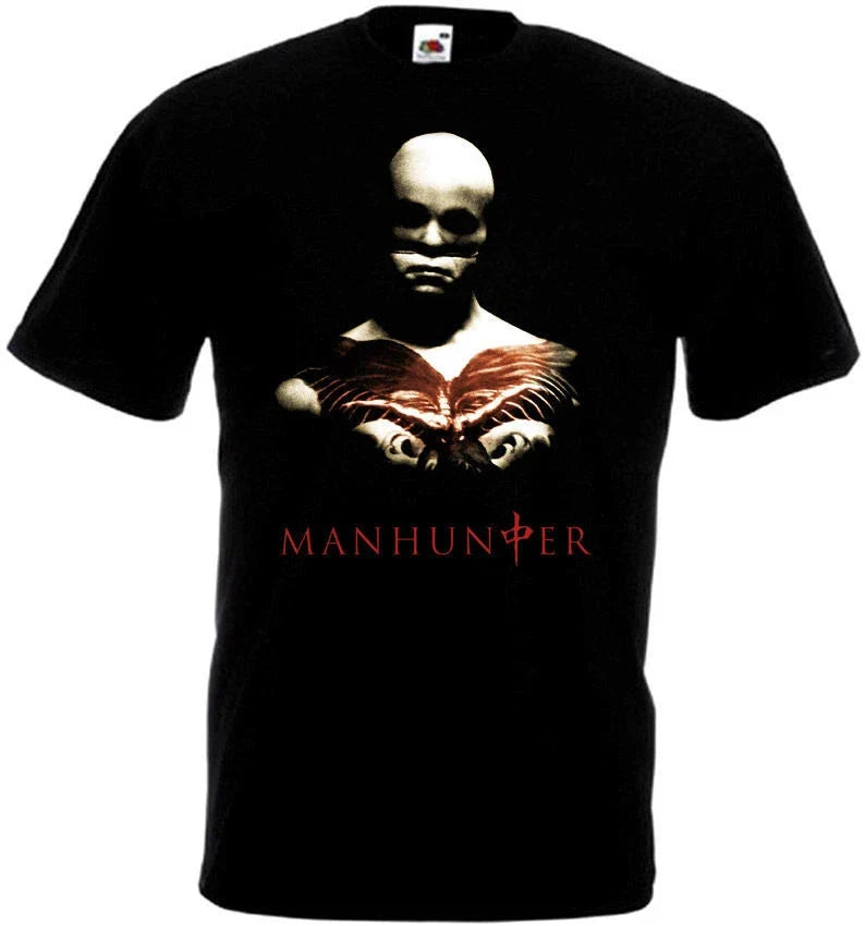MANHUNTER v.1 Movie Poster T shirt black all sizes S-5XL Unisex T-shirt, Sweatshirt, Hoodie, Long Sleeve Tee - T-Shirt, Sweatshirt, Hoodie