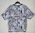 Fresh Prints of Bel-Air Black & White Peace Design Short Sleeve Shirt Size 4XL Unisex T-shirt, Sweatshirt, Hoodie, Long Sleeve Tee - T-Shirt, Sweatshirt, Hoodie