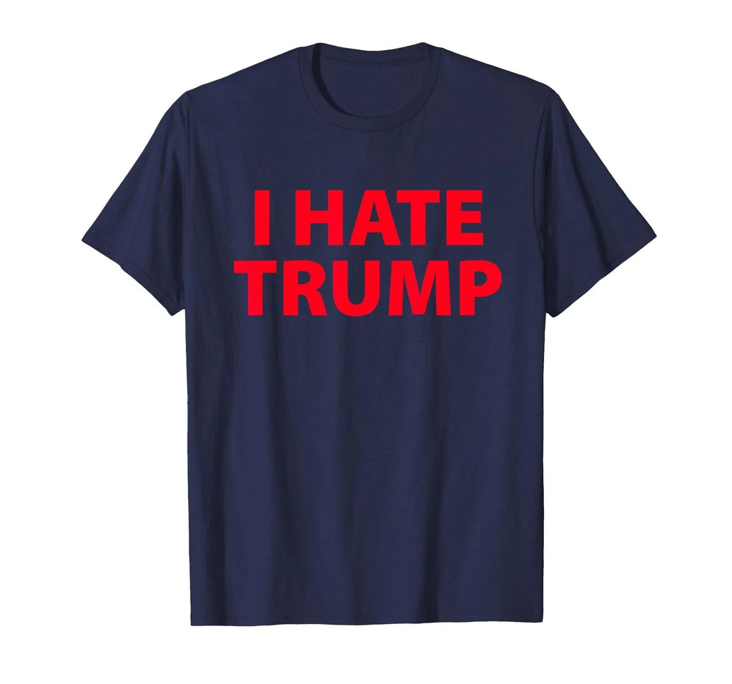 I Hate Trump Plain and Simple RED T-Shirt Unisex T-shirt, Sweatshirt, Hoodie, Long Sleeve Tee - T-Shirt, Sweatshirt, Hoodie