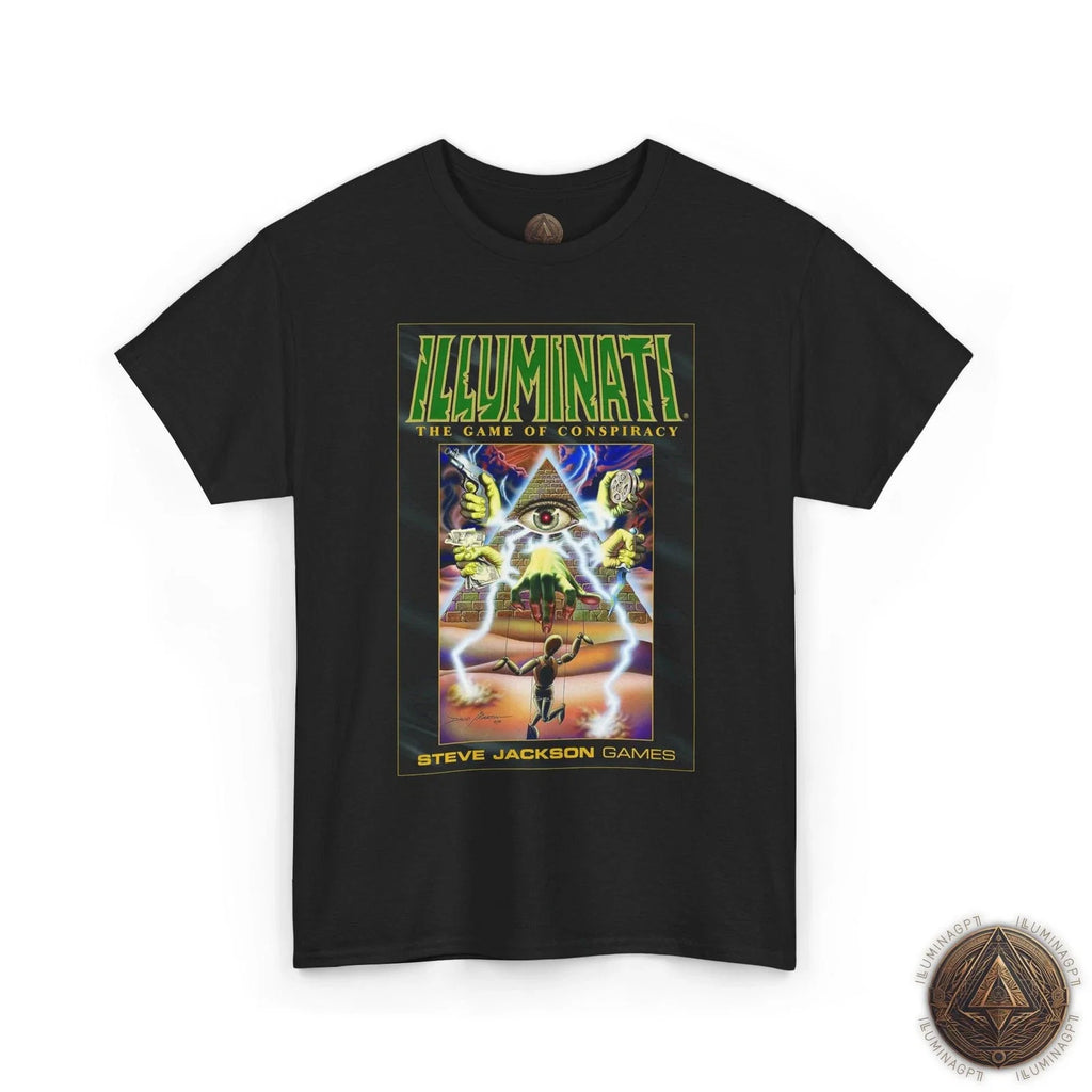 Illuminati Card Game T-Shirt, Steve Jackson Games Shirt, Conspiracy Game Tee Unisex T-shirt, Sweatshirt, Hoodie, Long Sleeve Tee - T-Shirt, Sweatshirt, Hoodie