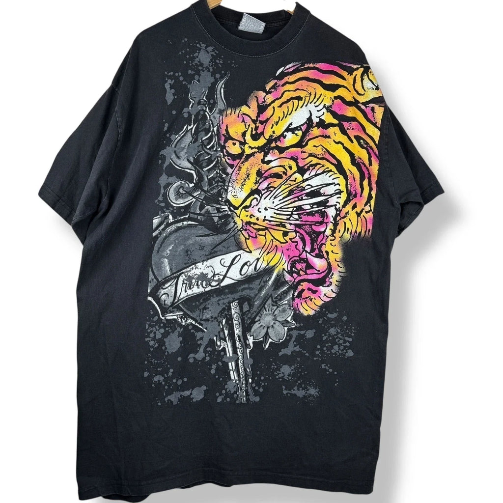 Pro Power Big Tall Tiger True Love Graphic Shirt Size 3XL Punk Edgy Grunge Y2K Unisex T-shirt, Sweatshirt, Hoodie, Long Sleeve Tee - T-Shirt, Sweatshirt, Hoodie
