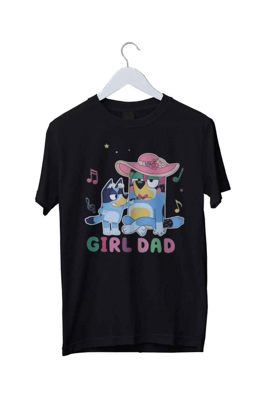 Bluey Girl Dad Shirt Cute Dad Graphic Mens Unisex T-Shirt S M L XL 2 3 4 XL Unisex T-shirt, Sweatshirt, Hoodie, Long Sleeve Tee - T-Shirt, Sweatshirt, Hoodie