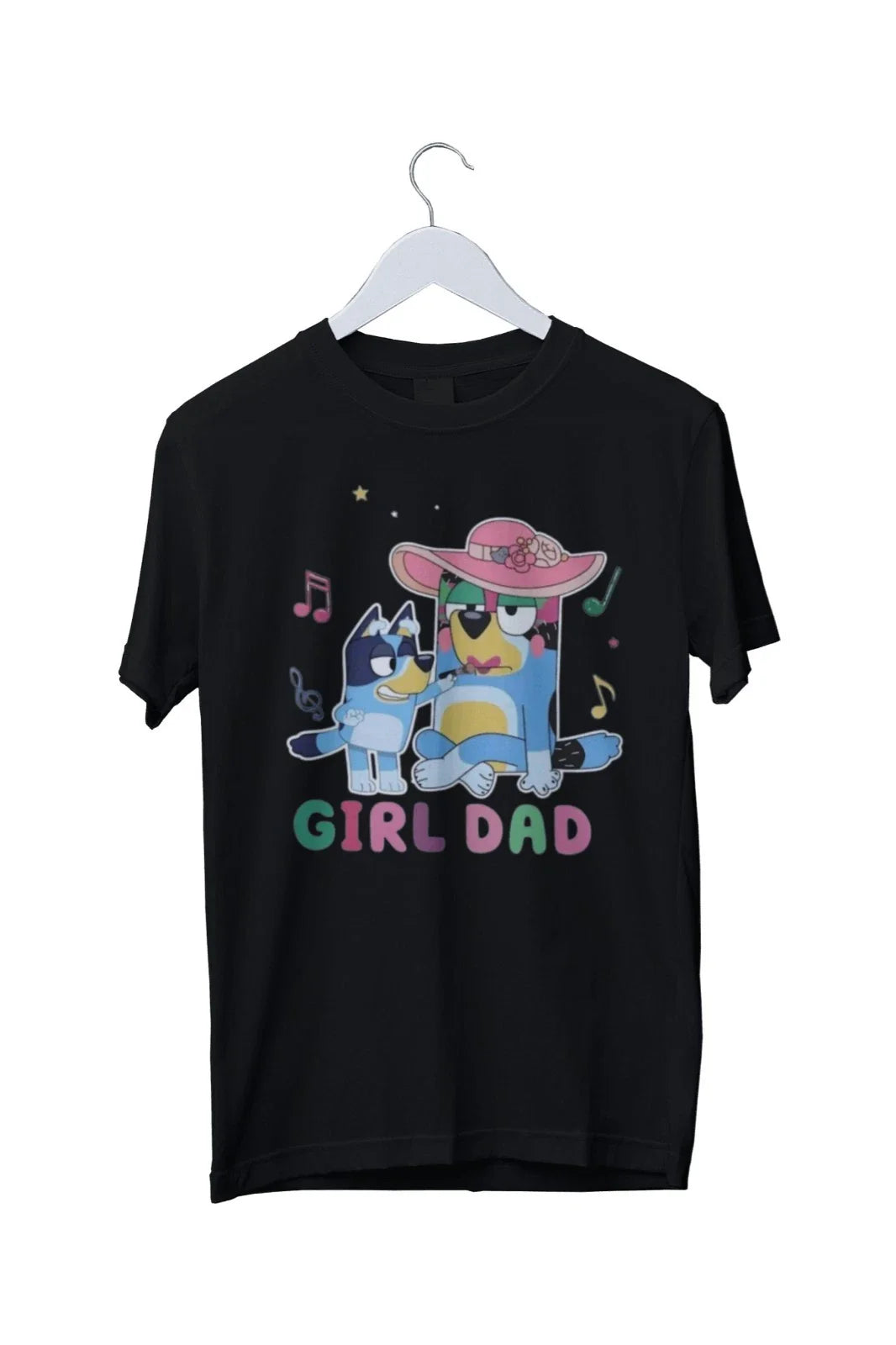 Bluey Girl Dad Shirt Cute Dad Graphic Mens Unisex T-Shirt S M L XL 2 3 4 XL Unisex T-shirt, Sweatshirt, Hoodie, Long Sleeve Tee - T-Shirt, Sweatshirt, Hoodie