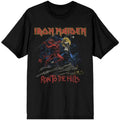 Men's Iron Maiden Number of the Beast Run To The Hills Distress Slim Fit Unisex T-shirt, Sweatshirt, Hoodie, Long Sleeve Tee - T-Shirt, Sweatshirt, Hoodie