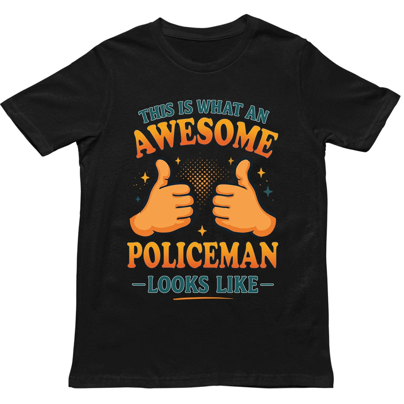 This is What an Awesome Policeman Looks Like T Shirt - Gift for Men, Women, kids Unisex T-shirt, Sweatshirt, Hoodie, Long Sleeve Tee - T-Shirt, Sweatshirt, Hoodie