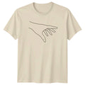 Always Reach Out For A T-Shirt Minimalist Hand Signal Gift For Him And Her Unisex T-shirt, Sweatshirt, Hoodie, Long Sleeve Tee - T-Shirt, Sweatshirt, Hoodie