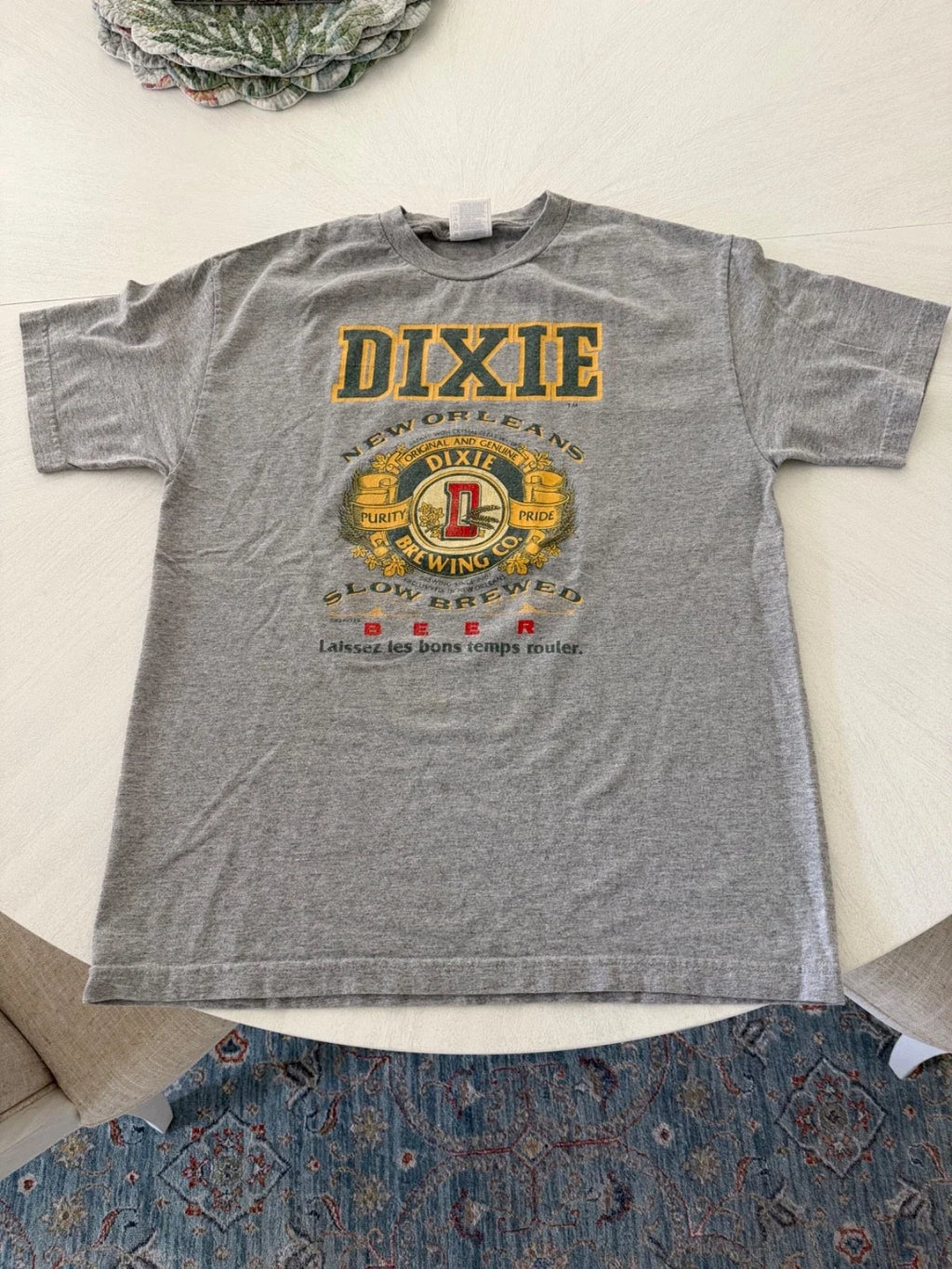 Vintage Dixie Beer Tee Shirt Large Unisex T-shirt, Sweatshirt, Hoodie, Long Sleeve Tee - T-Shirt, Sweatshirt, Hoodie