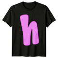 Letter I Initial Alphabet Mens T Shirt Womens Unisex Top Pink Minimalist Unisex T-shirt, Sweatshirt, Hoodie, Long Sleeve Tee - T-Shirt, Sweatshirt, Hoodie