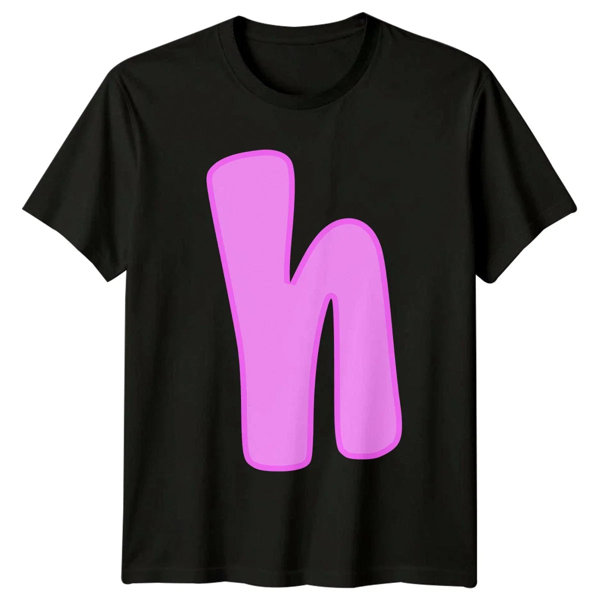 Letter I Initial Alphabet Mens T Shirt Womens Unisex Top Pink Minimalist Unisex T-shirt, Sweatshirt, Hoodie, Long Sleeve Tee - T-Shirt, Sweatshirt, Hoodie