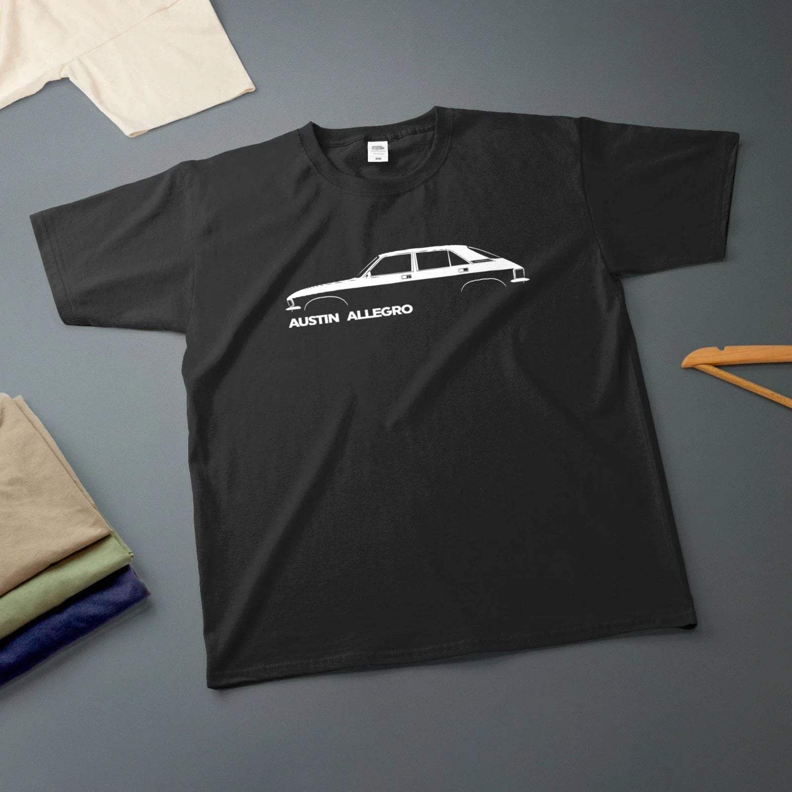 Austin Allegro T-Shirt Classic British Car Silhouette OFFICIAL LICENCED PRODUCT Unisex T-shirt, Sweatshirt, Hoodie, Long Sleeve Tee - T-Shirt, Sweatshirt, Hoodie
