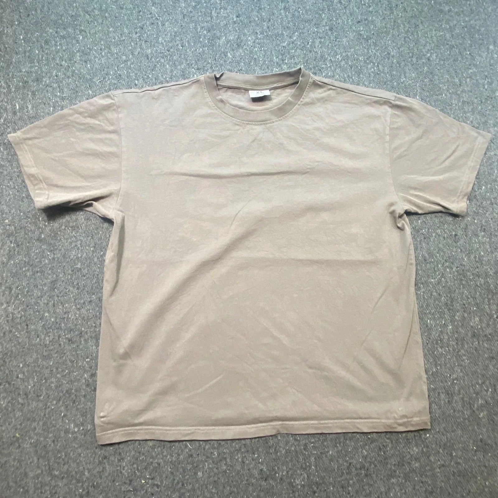 Riflessi T Shirt XL Mens Brown Short Sleeve Crew Neck 100% Cotton Boxy Tee Unisex T-shirt, Sweatshirt, Hoodie, Long Sleeve Tee - T-Shirt, Sweatshirt, Hoodie