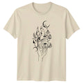 Magical Mushroom Hand Moon Botanical T-Shirt Mushroom Lover Nature Unisex T-shirt, Sweatshirt, Hoodie, Long Sleeve Tee - T-Shirt, Sweatshirt, Hoodie