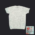 Vintage 80s Hanes Paint Splatter T-Shirt Custom Bubble Hem White Aqua Fit M Unisex T-shirt, Sweatshirt, Hoodie, Long Sleeve Tee - T-Shirt, Sweatshirt, Hoodie