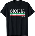 Limited Vintage Sicilia Italy Italia Souvenir Italian Sicily T-Shirt Unisex T-shirt, Sweatshirt, Hoodie, Long Sleeve Tee - T-Shirt, Sweatshirt, Hoodie