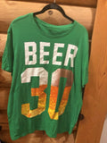 Vintage american eagle beer Thirty T -Shirt In Kelly Green Size Large Unisex T-shirt, Sweatshirt, Hoodie, Long Sleeve Tee - T-Shirt, Sweatshirt, Hoodie