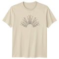 Geometric Sunburst Minimalist Art T-Shirt Sunburst Lifestyle Birthday Gift Unisex T-shirt, Sweatshirt, Hoodie, Long Sleeve Tee - T-Shirt, Sweatshirt, Hoodie