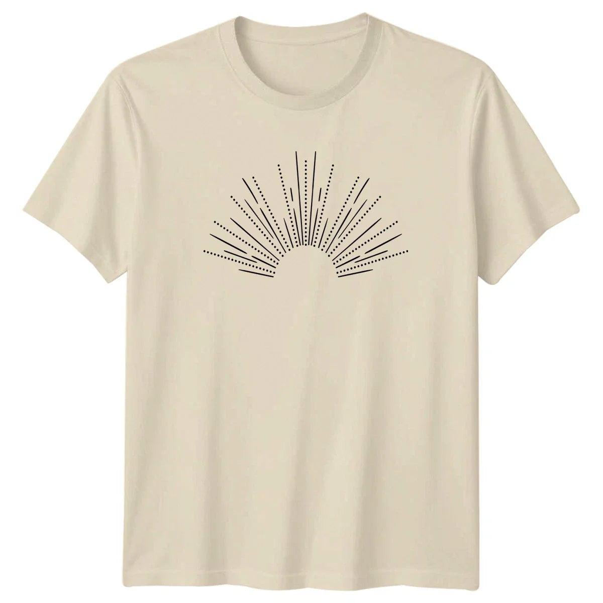 Geometric Sunburst Minimalist Art T-Shirt Sunburst Lifestyle Birthday Gift Unisex T-shirt, Sweatshirt, Hoodie, Long Sleeve Tee - T-Shirt, Sweatshirt, Hoodie