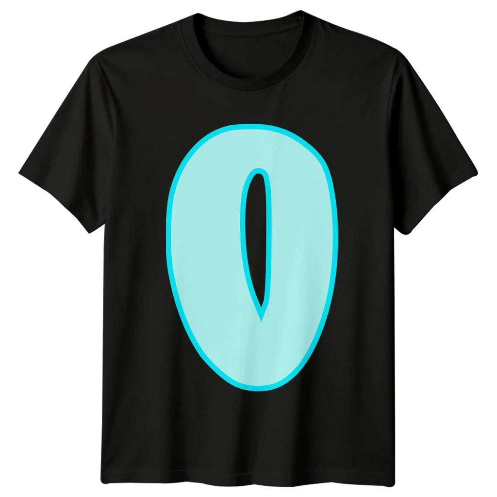 Zero Numeral Numbers Mens T-Shirt Womens Tee Graphic Unisex Minimalist Unisex T-shirt, Sweatshirt, Hoodie, Long Sleeve Tee - T-Shirt, Sweatshirt, Hoodie