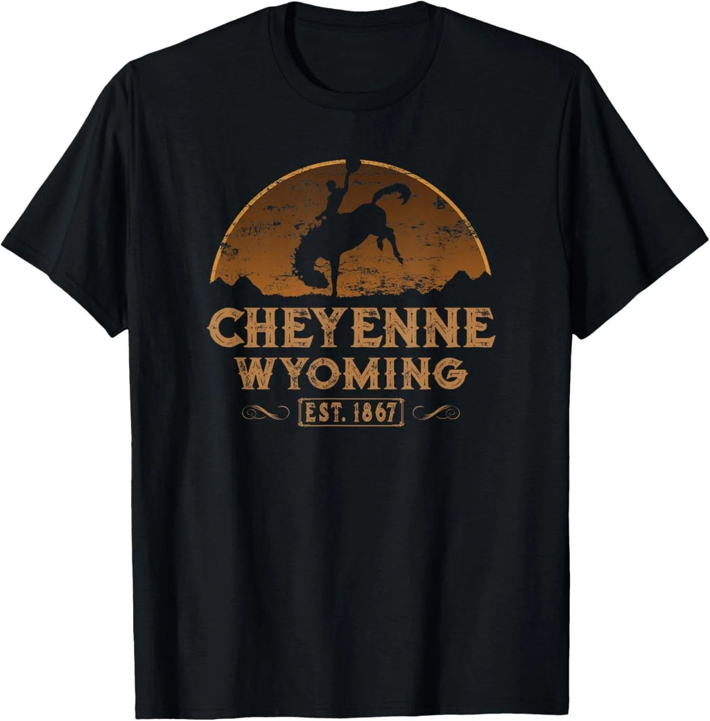 Cheyenne Wyoming WY Rodeo Cowboy Gift Unisex T-Shirt Unisex T-shirt, Sweatshirt, Hoodie, Long Sleeve Tee - T-Shirt, Sweatshirt, Hoodie