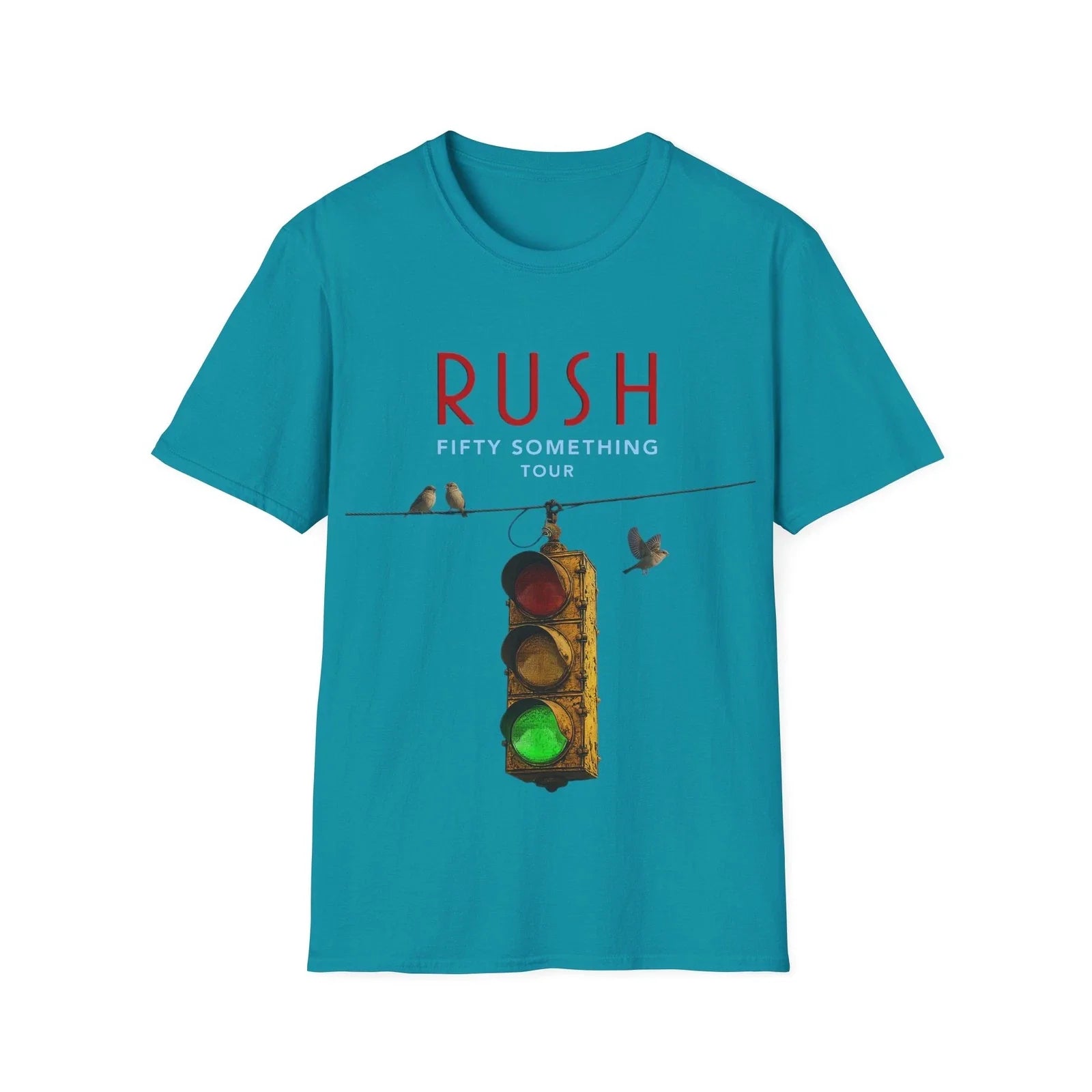Soft Cotton T-Shirt. Rush, Fifty Something Unisex T-shirt, Sweatshirt, Hoodie, Long Sleeve Tee - T-Shirt, Sweatshirt, Hoodie