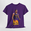 LA Lakers Luka on Fire NBA Team Fan Unisex Heavy Cotton Tee Shirt Unisex T-shirt, Sweatshirt, Hoodie, Long Sleeve Tee - T-Shirt, Sweatshirt, Hoodie