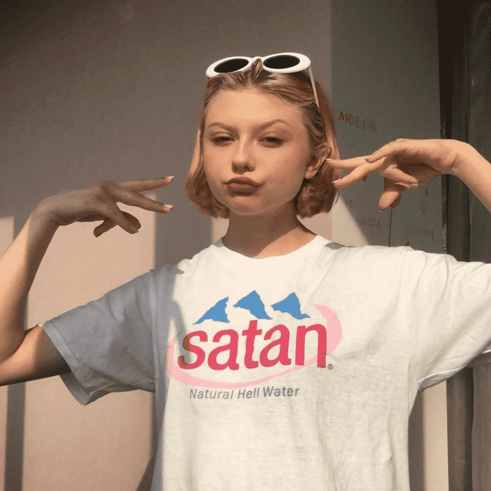 Satan Natural Hell Water T shirt / %100 Premium Quality Unisex T-shirt, Sweatshirt, Hoodie, Long Sleeve Tee - T-Shirt, Sweatshirt, Hoodie