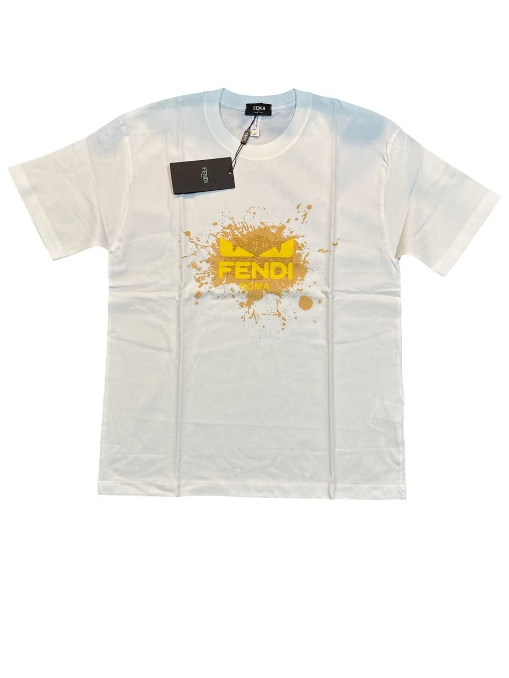 Fendi Style White Graphic Unisex T-Shirt Cotton Short Sleeve Tee New XL Unisex T-shirt, Sweatshirt, Hoodie, Long Sleeve Tee - T-Shirt, Sweatshirt, Hoodie