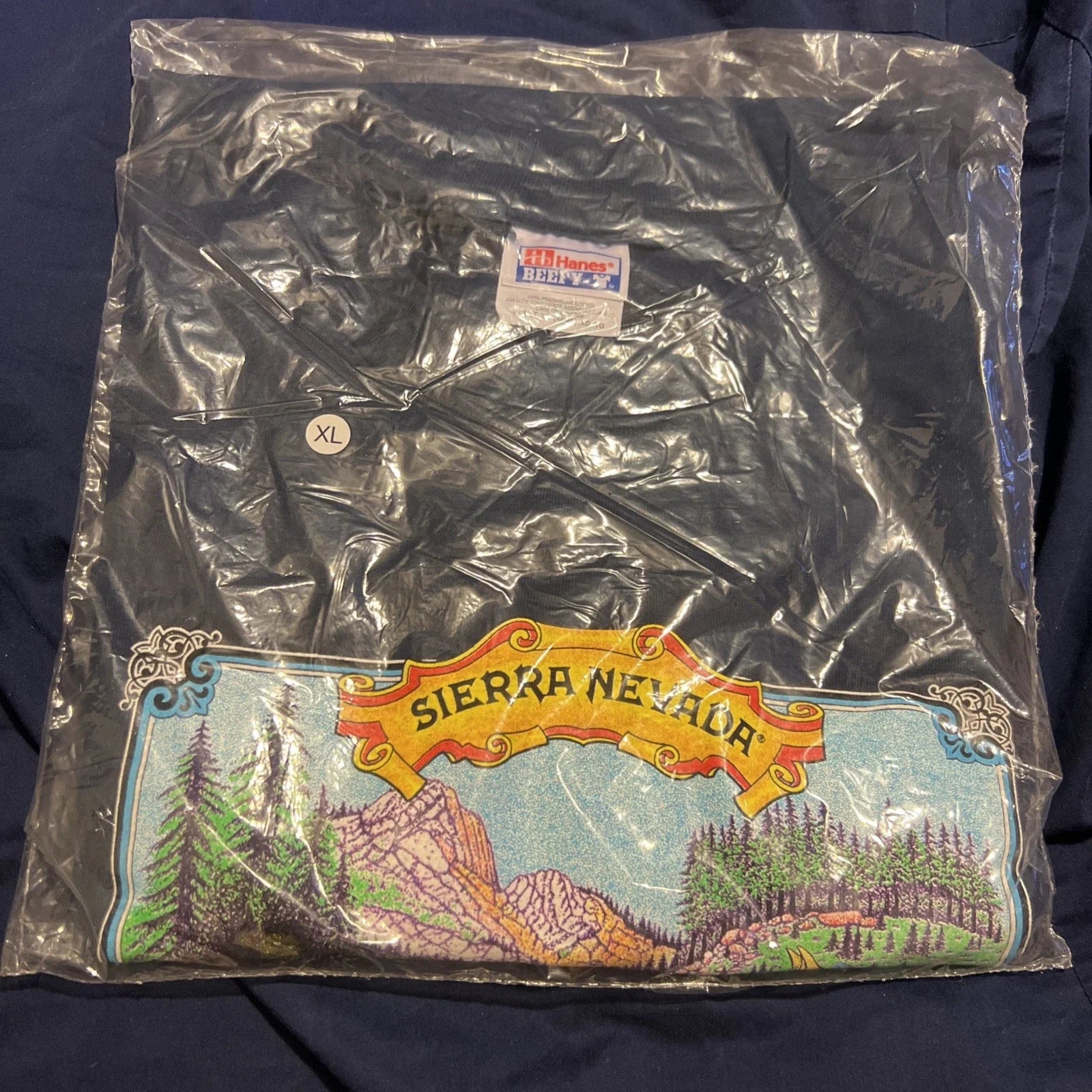 Ciara Nevada Bigfoot Barley Wine Style Ale T-Shirt, Blue, Sealed, Unused, XL Unisex T-shirt, Sweatshirt, Hoodie, Long Sleeve Tee - T-Shirt, Sweatshirt, Hoodie