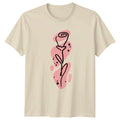 Minimalist Rose Line Art T-Shirt Abstract Floral Botanical Design Birthday Gift Unisex T-shirt, Sweatshirt, Hoodie, Long Sleeve Tee - T-Shirt, Sweatshirt, Hoodie