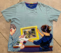 Robert Graham X Kevin Kelly Wearable Art Tshirt Mens XL Blue Multi Colors Unisex T-shirt, Sweatshirt, Hoodie, Long Sleeve Tee - T-Shirt, Sweatshirt, Hoodie