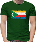 Comoros Grunge Style Flag - Mens - Moroni Africa Country Flags Unisex T-shirt, Sweatshirt, Hoodie, Long Sleeve Tee - T-Shirt, Sweatshirt, Hoodie