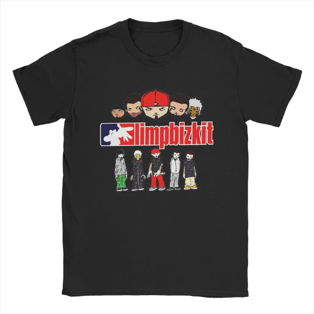 Limp Bizkit Cartoon Graphic T Shirt Band Tee Nu Metal Y2K Streetwear S-3XL Unisex T-shirt, Sweatshirt, Hoodie, Long Sleeve Tee - T-Shirt, Sweatshirt, Hoodie