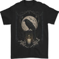 Moon & Crow Gothic Goth Vikings Skull Raven Mens T-Shirt 100% Cotton Unisex T-shirt, Sweatshirt, Hoodie, Long Sleeve Tee - T-Shirt, Sweatshirt, Hoodie