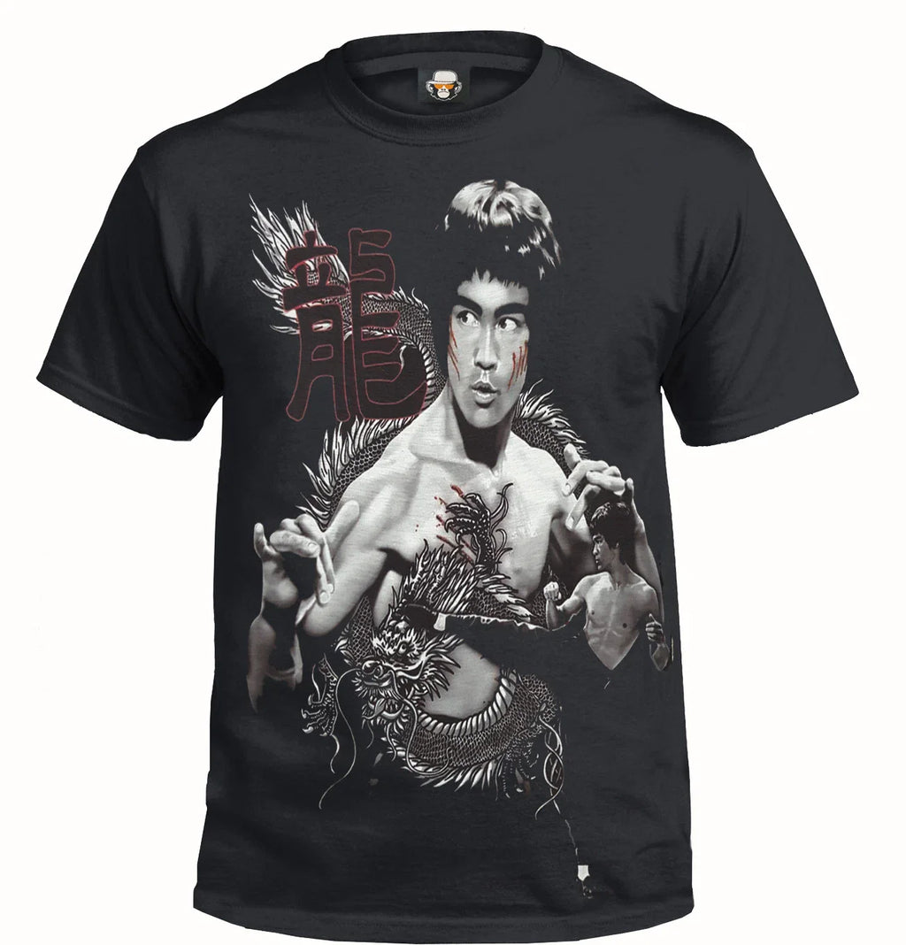 BRUCE LEE DRAGON BLACK T-Shirt/Enter The Dragon/Martial Arts/Unisex/Gift/Top Unisex T-shirt, Sweatshirt, Hoodie, Long Sleeve Tee - T-Shirt, Sweatshirt, Hoodie