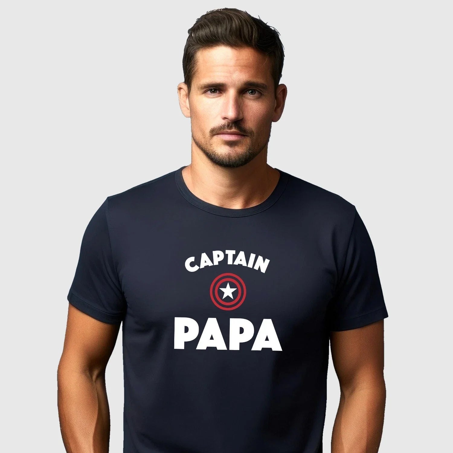 Captain Papa Enkr Men's Short Sleeve T-Shirt Color Navy Blue Unisex T-shirt, Sweatshirt, Hoodie, Long Sleeve Tee - T-Shirt, Sweatshirt, Hoodie