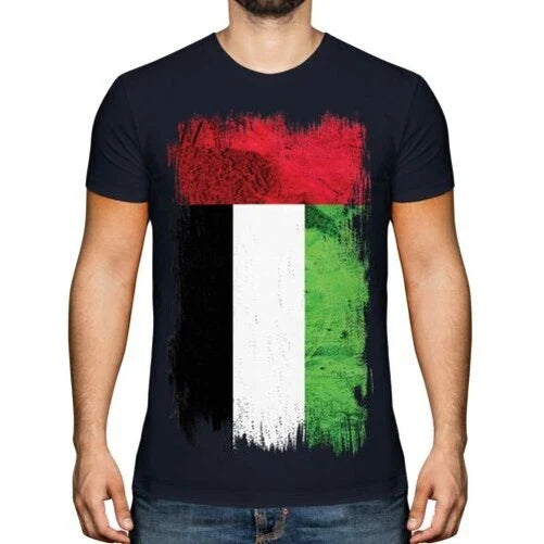 United Arab Emirates Grunge Flag Men's T-Shirt Al-  IN ? Rat Al-  Unisex T-shirt, Sweatshirt, Hoodie, Long Sleeve Tee - T-Shirt, Sweatshirt, Hoodie