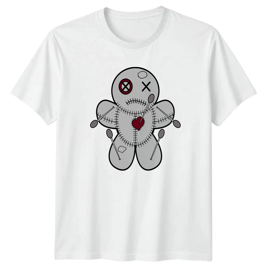 Voodoo Doll With Pinned Heart T-Shirt Voodoo Gothic Novelty Birthday Gift Unisex T-shirt, Sweatshirt, Hoodie, Long Sleeve Tee - T-Shirt, Sweatshirt, Hoodie