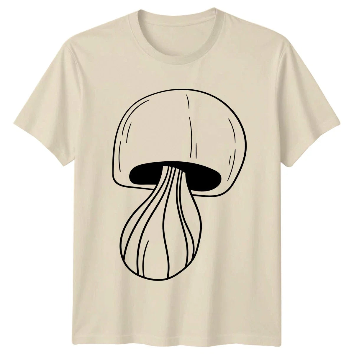 Minimalist Fungi Line Art Mushroom T-Shirt Nature Birthday Gift For Him And Her Unisex T-shirt, Sweatshirt, Hoodie, Long Sleeve Tee - T-Shirt, Sweatshirt, Hoodie