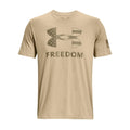 Under Armour 1370811 Men's UA Freedom Logo T-Shirt, Sand/Federal Tan, 2X-Large Unisex T-shirt, Sweatshirt, Hoodie, Long Sleeve Tee - T-Shirt, Sweatshirt, Hoodie