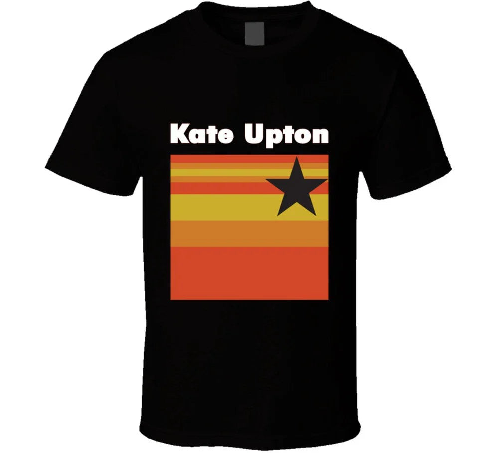 Kate Upton Houston Logo Baseball Tee Trendy Fan T Shirt Unisex T-shirt, Sweatshirt, Hoodie, Long Sleeve Tee - T-Shirt, Sweatshirt, Hoodie
