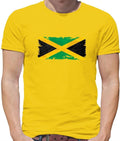 Jamaica Grunge Style Flag - Mens T-Shirt - Jamaican Love Kingston Town Unisex T-shirt, Sweatshirt, Hoodie, Long Sleeve Tee - T-Shirt, Sweatshirt, Hoodie