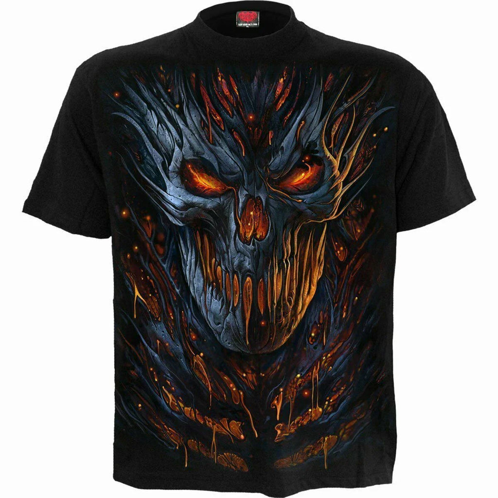 Spiral Direct OBLIVION T-Shirt/Biker/Skull/Fire/Goth/Dragon/Gift/Top/Tee Unisex T-shirt, Sweatshirt, Hoodie, Long Sleeve Tee - T-Shirt, Sweatshirt, Hoodie