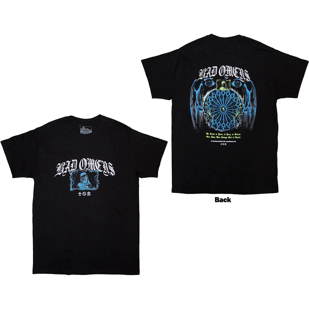 Bad Omens T-Shirt: Gothic (Back Print) (Black) OFFICIAL NEW Unisex T-shirt, Sweatshirt, Hoodie, Long Sleeve Tee - T-Shirt, Sweatshirt, Hoodie