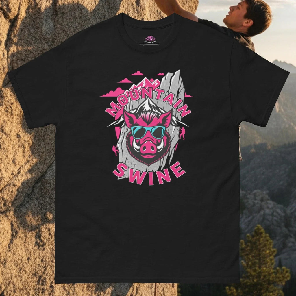 Mountain Swine Classic Crag Tee Unisex T-shirt, Sweatshirt, Hoodie, Long Sleeve Tee - T-Shirt, Sweatshirt, Hoodie
